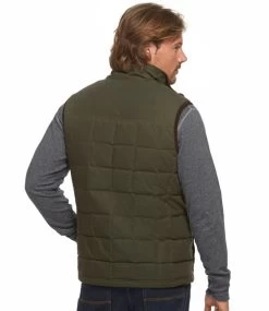 Men's L.L.Bean Upcountry Waxed Cotton Down Vest -L.L.Bean Shop 296114 0 45