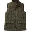 Men's L.L.Bean Upcountry Waxed Cotton Down Vest