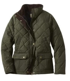 Women's L.L.Bean Upcountry Waxed-Cotton Down Jacket
