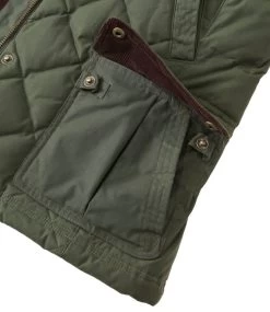 Women's L.L.Bean Upcountry Waxed Cotton Down Vest -L.L.Bean Shop 296117 0 47