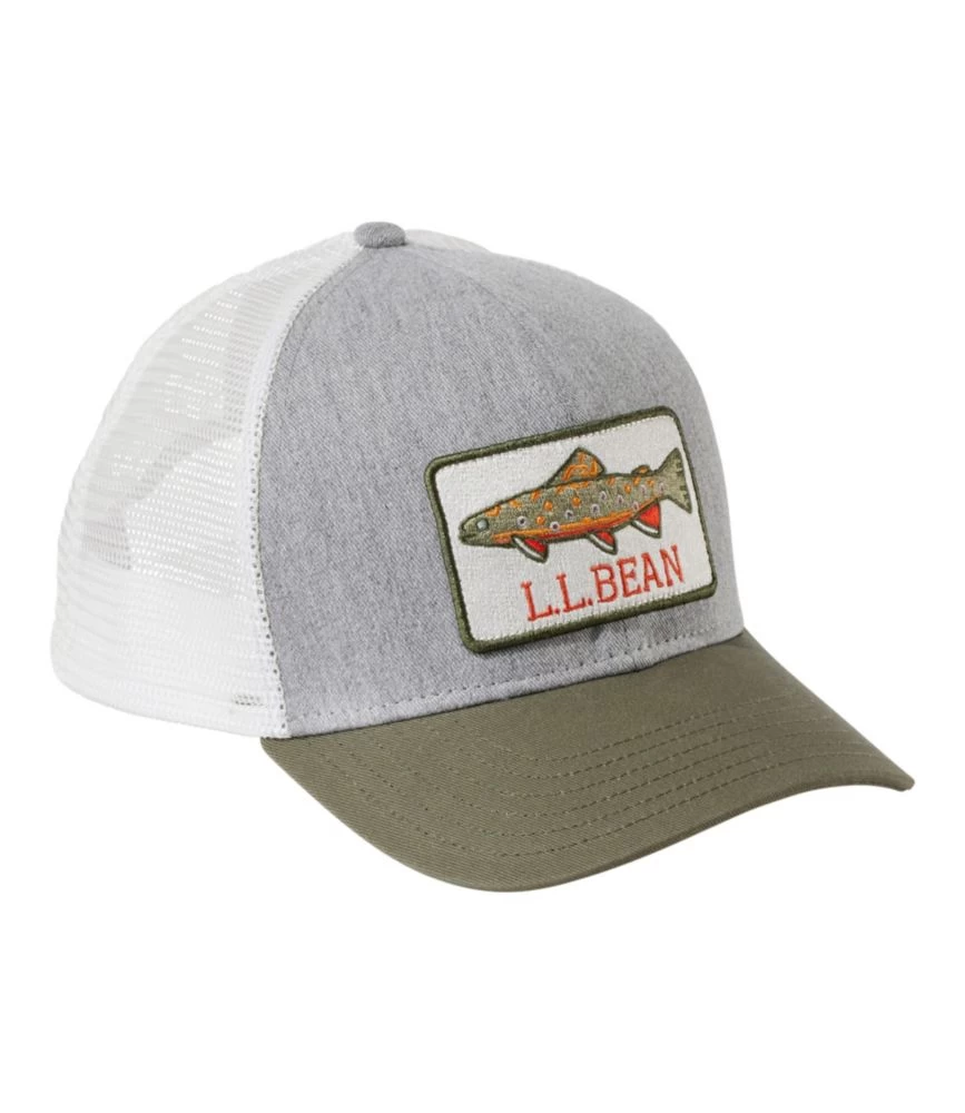 Adults' L.L.Bean Hunt Fish Trucker Hat 3 Adults' L.L.Bean Hunt Fish Trucker Hat