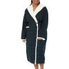 L.L.Bean Plus Size Scotch Plaid Flannel Sherpa Lined Long Robe -L.L.Bean Shop 61AdG 2 nyL. AC SR736920