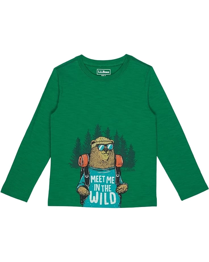 L.L.Bean Graphic Tee Glow In The Dark Long Sleeve (Little Kids) 3 L.L.Bean Graphic Tee Glow In The Dark Long Sleeve (Little Kids)