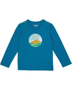 L.L.Bean Graphic Tee Glow In The Dark Long Sleeve (Big Kids)