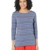 L.L.Bean Soft Stretch Supima Boatneck 3/4 Sleeve Stripe 1 L.L.Bean Soft Stretch Supima Boatneck 3/4 Sleeve Stripe -L.L.Bean Shop 712Ml1UqK3L. AC SR736920