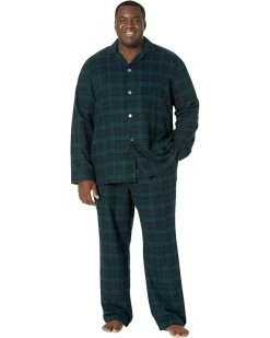 L.L.Bean Scotch Plaid Flannel Pajamas Tall