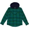 L.L.Bean Fleece Lined Flannel Shirt Hooded Plaid (Little Kids) -L.L.Bean Shop 717lfqEisJL. AC SR736920