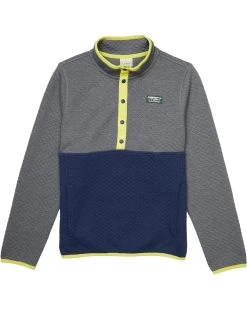 L.L.Bean Quilted Snap 1/4 Pullover (Big Kids)