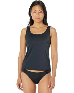 L.L.Bean BeanSport Scoop Neck Tankini Top