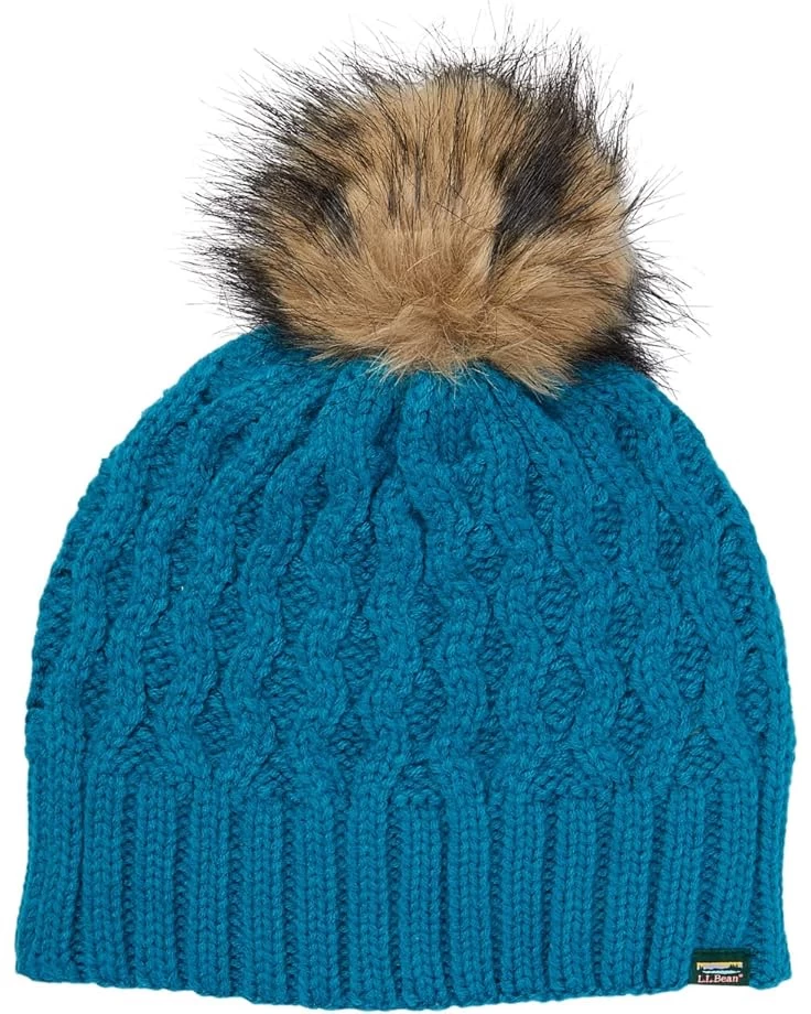 L.L.Bean Kid’s Cozy Cable Pom Hat 3 L.L.Bean Kid’s Cozy Cable Pom Hat