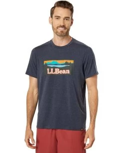 L.L.Bean Everyday SunSmart Tee Short Sleeve Graphic