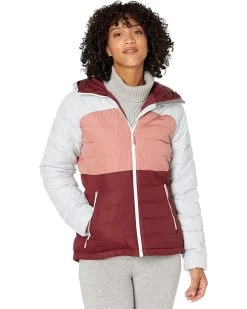 L.L.Bean Bean's Down Hooded Jacket Color-Block