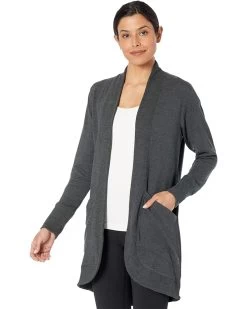 L.L.Bean SoftFlex Long Open Cardigan