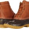 L.L.Bean 8" Tumbled Leather Shearling Lined Bean Boot