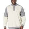 L.L.Bean 1912 Sweatshirt Button Mock Color-Block - Tall