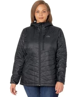 L.L.Bean Plus Size Primaloft Packaway Hooded Jacket