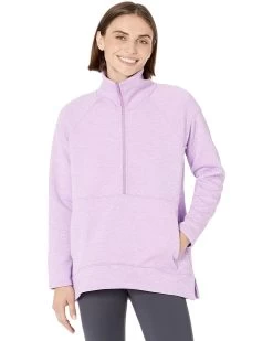 L.L.Bean Petite FlexForward Quilted 1/2 Zip Pullover