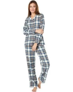L.L.Bean Scotch Plaid Flannel Pajamas Plaid
