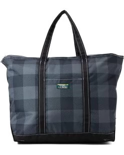 L.L.Bean Everyday Lightweight Tote Plaid Large