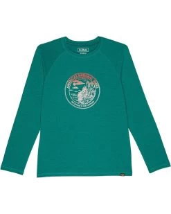 L.L.Bean Everyday Sun Smart Long Sleeve Tee (Big Kids)