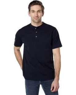 L.L.Bean Carefree Unshrinkable Henley T-Shirt Short Sleeve