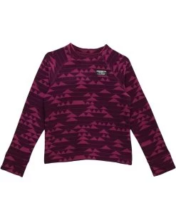 L.L.Bean Fitness Fleece Long Sleeve Tee Print (Big Kids)