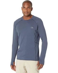 L.L.Bean Midweight Base Layer Crew Long Sleeve - Tall