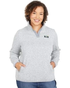 L.L.Bean Plus Size Sweater Fleece Pullover
