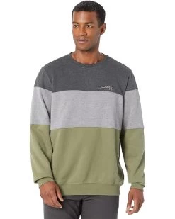 L.L.Bean 1912 Sweatshirt Crew Neck Color-Block - Tall