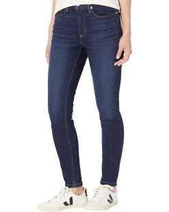 L.L.Bean BeanFlex High-Waist Ankle Jeans In Rinsed