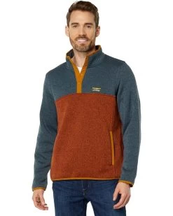 L.L.Bean Sweater Fleece Pullover Color-Block Regular