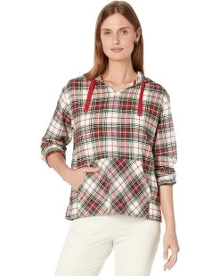 L.L.Bean Scotch Plaid Flannel Sleep Top