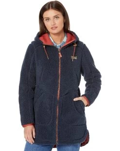 L.L.Bean Petite Mountain Pile Fleece Coat