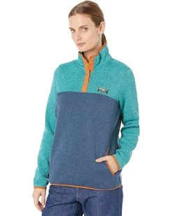 L.L.Bean Bean's Sweater Fleece Pullover Color-Block