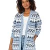 L.L.Bean Cotton Ragg Sweaters Open Cardigan Fair Isle -L.L.Bean Shop 81RkepJ3FcL. AC SR736920