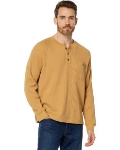 L.L.Bean BeanBuilt Waffle Henley