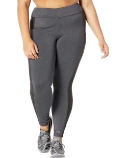 L.L.Bean Plus Size Boundless Performance Pocket Tights Color-Block