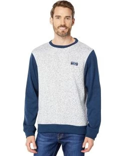 L.L.Bean Lightweight Sweater Fleece Top Long Sleeve Color-Block Regular