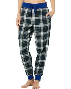L.L.Bean Scotch Plaid Flannel Sleep Joggers