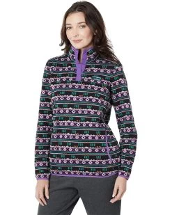L.L.Bean Sweater Fleece Pullover Print