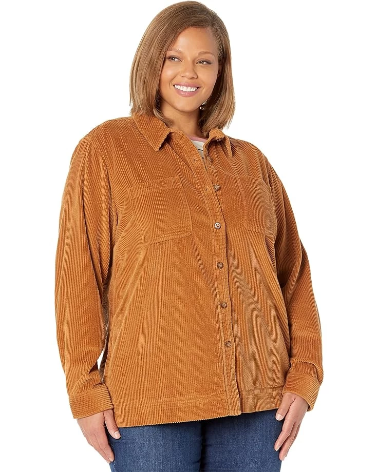 L.L.Bean Plus Size Comfort Corduroy Relaxed Shirt Long Sleeve 3 L.L.Bean Plus Size Comfort Corduroy Relaxed Shirt Long Sleeve