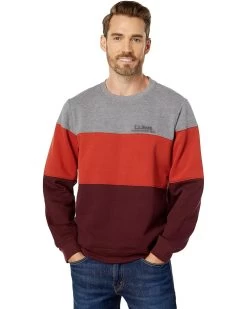 L.L.Bean 1912 Sweatshirt Crew Neck Color-Block Regular