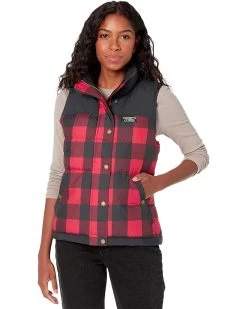 L.L.Bean Petite Mountain Classic Down Vest Print